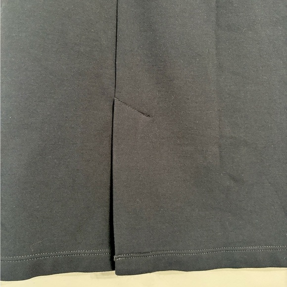 Eileen Fisher Black Pencil Skirt Size PS Short Pull On Stretch - Picture 2 of 5